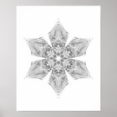 Crystal Snowflake Poster (Vorne)
