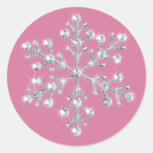 Crystal Snowflake Sticker (Vorderseite)
