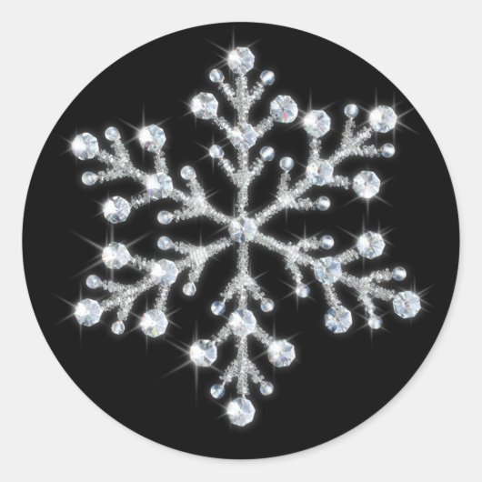 Crystal Snowflake Sticker (Vorderseite)