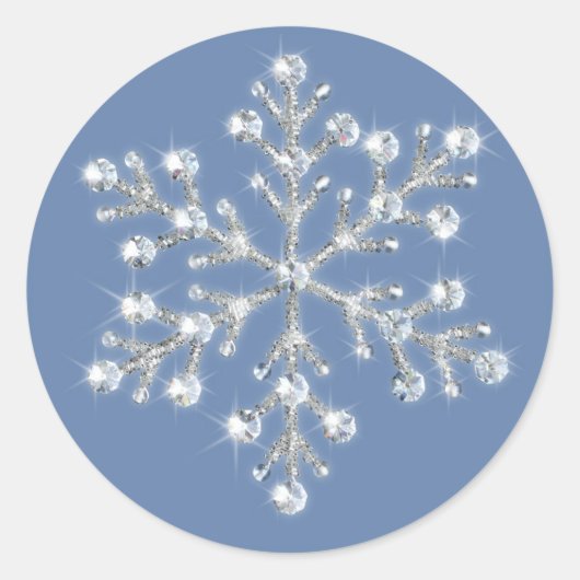 Crystal Snowflake Sticker (Vorderseite)