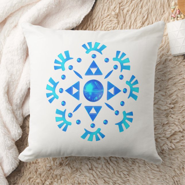 Crystal Snowflake Throw Kissen (Decke)
