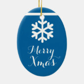 Crystal Snowflake Weihnachtsschmuck (Hinten)