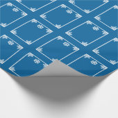 Crystal Snowflake Weihnachtswrapping Paper Geschenkpapier (Ecke)