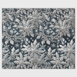 Crystal Snowflake Wrapping Paper Geschenkpapier