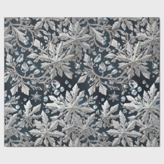 Crystal Snowflake Wrapping Paper Geschenkpapier