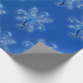 Crystal Snowflakes Geschenkpapier (Ecke)