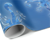 Crystal Snowflakes Geschenkpapier (Rolleneckpunkt)