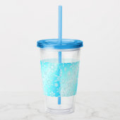 Crystal Snowflakes Pattern Acryltrinkbecher (Rechts)
