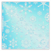 Crystal Snowflakes Pattern Aufkleber (Vorderseite)