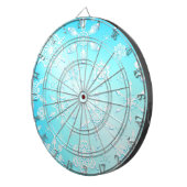 Crystal Snowflakes Pattern Dartscheibe (Vorderseite rechts)