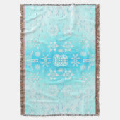 Crystal Snowflakes Pattern Decke (Vorderseite Vertikal)