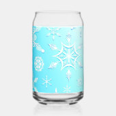 Crystal Snowflakes Pattern Dosenglas (Vorderseite)