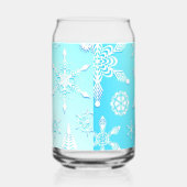 Crystal Snowflakes Pattern Dosenglas (Rechts)