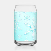 Crystal Snowflakes Pattern Dosenglas (Links)