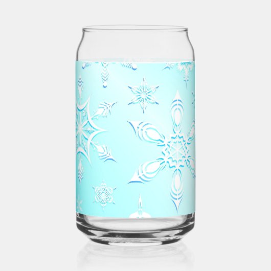 Crystal Snowflakes Pattern Dosenglas (Links)