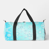 Crystal Snowflakes Pattern Duffle Bag (Vorderseite)