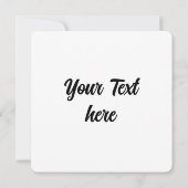 Crystal Snowflakes Pattern Einladung (Rückseite)