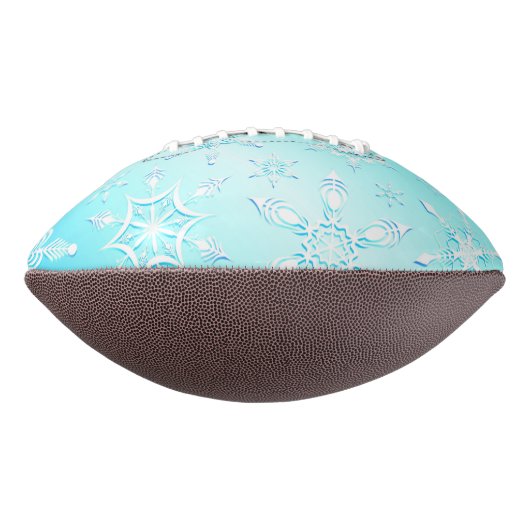 Crystal Snowflakes Pattern Football (Gedreht 90)