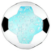 Crystal Snowflakes Pattern Fußball (Gedreht)