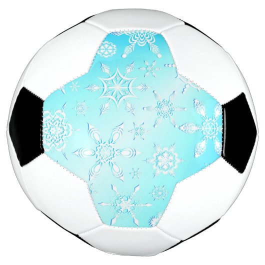 Crystal Snowflakes Pattern Fußball (Gedreht)