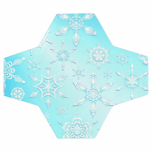Crystal Snowflakes Pattern Fußball (Flach)
