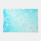 Crystal Snowflakes Pattern Fußmatte (Vorderseite)