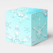Crystal Snowflakes Pattern Geschenkschachtel (Vorderseite)