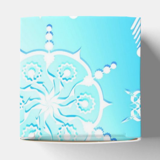 Crystal Snowflakes Pattern Geschenkschachtel (Oben)