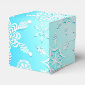 Crystal Snowflakes Pattern Geschenkschachtel (Rückseite)