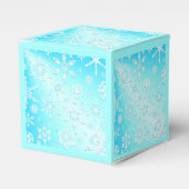 Crystal Snowflakes Pattern Geschenkschachtel (Vorderseite)