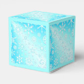 Crystal Snowflakes Pattern Geschenkschachtel (Rückseite)