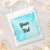 Crystal Snowflakes Pattern Geschenktütchen (Ausgeschnitten)