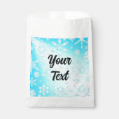 Crystal Snowflakes Pattern Geschenktütchen (Vorderseite)