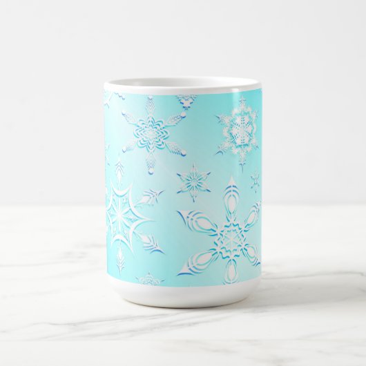 Crystal Snowflakes Pattern Kaffeetasse (Mittel)