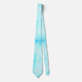 Crystal Snowflakes Pattern Krawatte (Vorderseite)