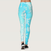Crystal Snowflakes Pattern Leggings (Rückseite)