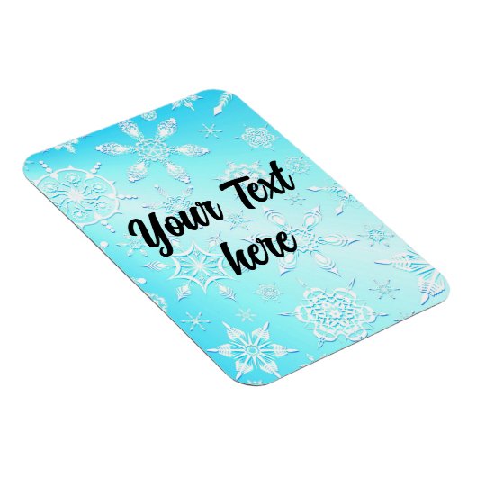 Crystal Snowflakes Pattern Magnet (Rechte Seite)