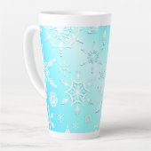 Crystal Snowflakes Pattern Milchtasse (Linke Ecke)