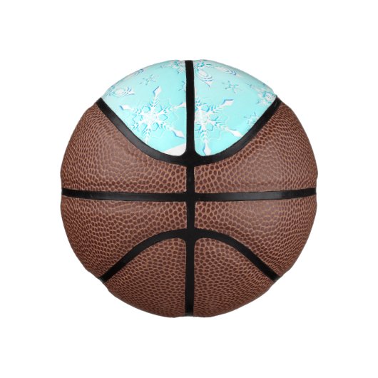 Crystal Snowflakes Pattern Mini Basketball (Rechts)