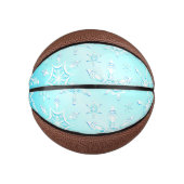 Crystal Snowflakes Pattern Mini Basketball (Vorderseite)