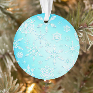 Crystal Snowflakes Pattern Ornament
