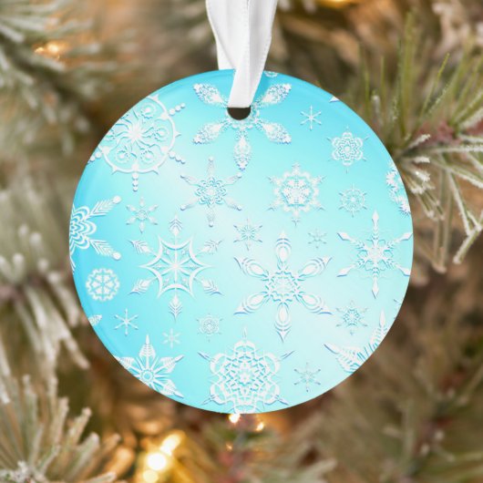 Crystal Snowflakes Pattern Ornament (Baum)
