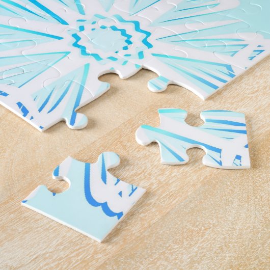 Crystal Snowflakes Pattern Puzzle (Seite)