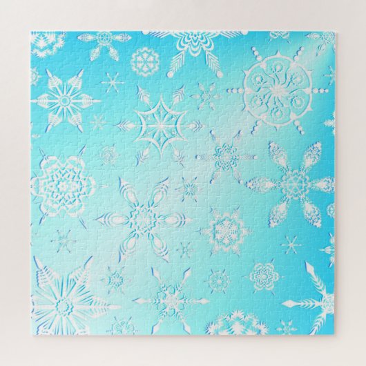 Crystal Snowflakes Pattern Puzzle (Horizontal)
