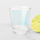 Crystal Snowflakes Pattern Schnapsglas (Rückseite)