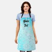 Crystal Snowflakes Pattern Schürze (Getragen)