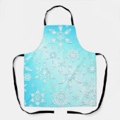 Crystal Snowflakes Pattern Schürze (Vorderseite)