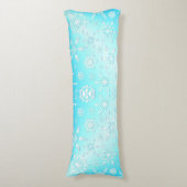 Crystal Snowflakes Pattern Seitenschläferkissen (Vorderseite Vertikal)