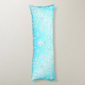 Crystal Snowflakes Pattern Seitenschläferkissen (Rückseite (Vertikal))