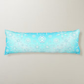 Crystal Snowflakes Pattern Seitenschläferkissen (Vorderseite)